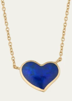 Jan LeslieSingle Heart Gemstone Pendant Necklace, 18