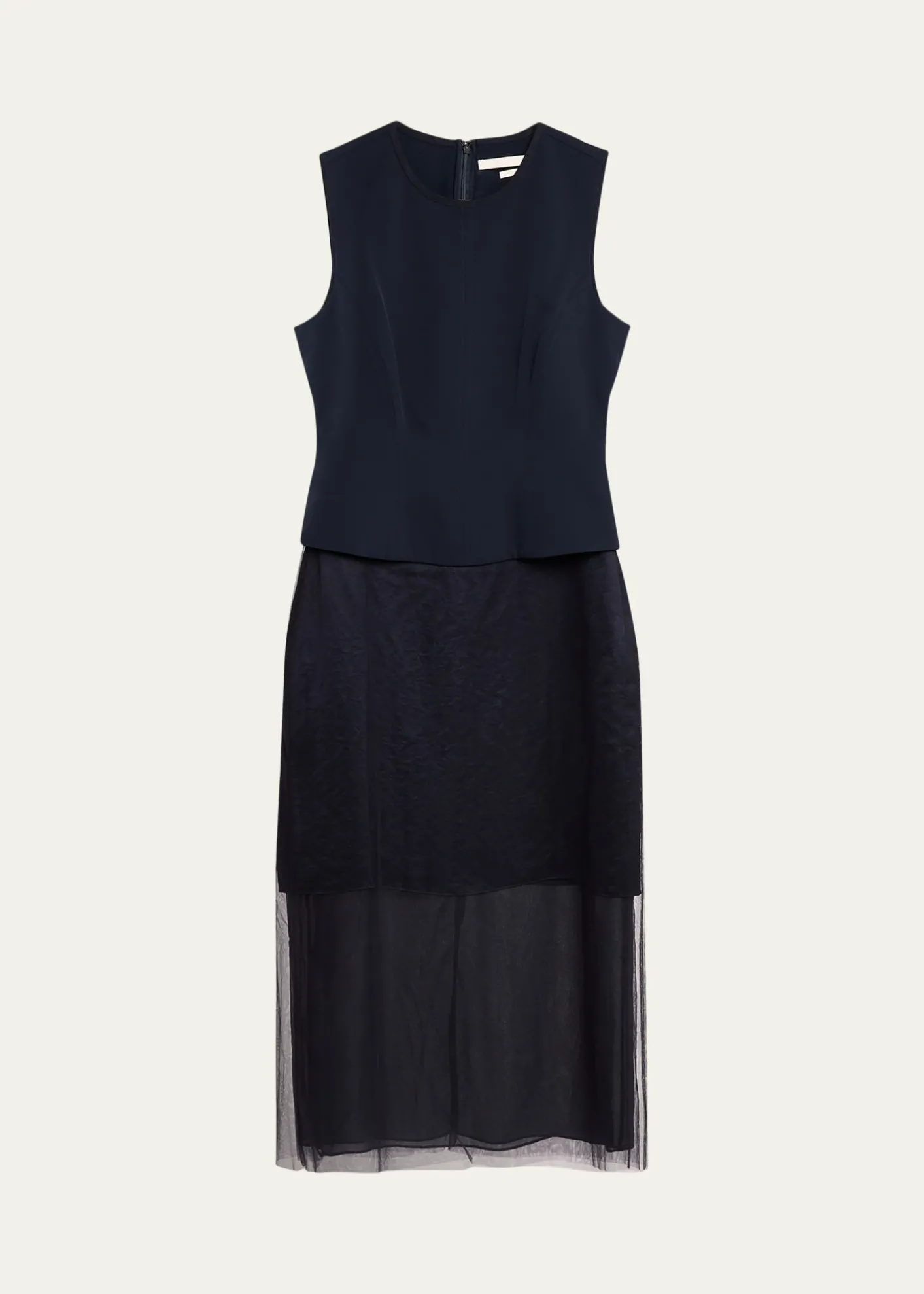 Jason Wu CollectionCady Layered Sleeveless Midi Cocktail Dress