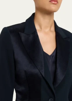 Jason Wu CollectionTailored Satin-Trim Blazer