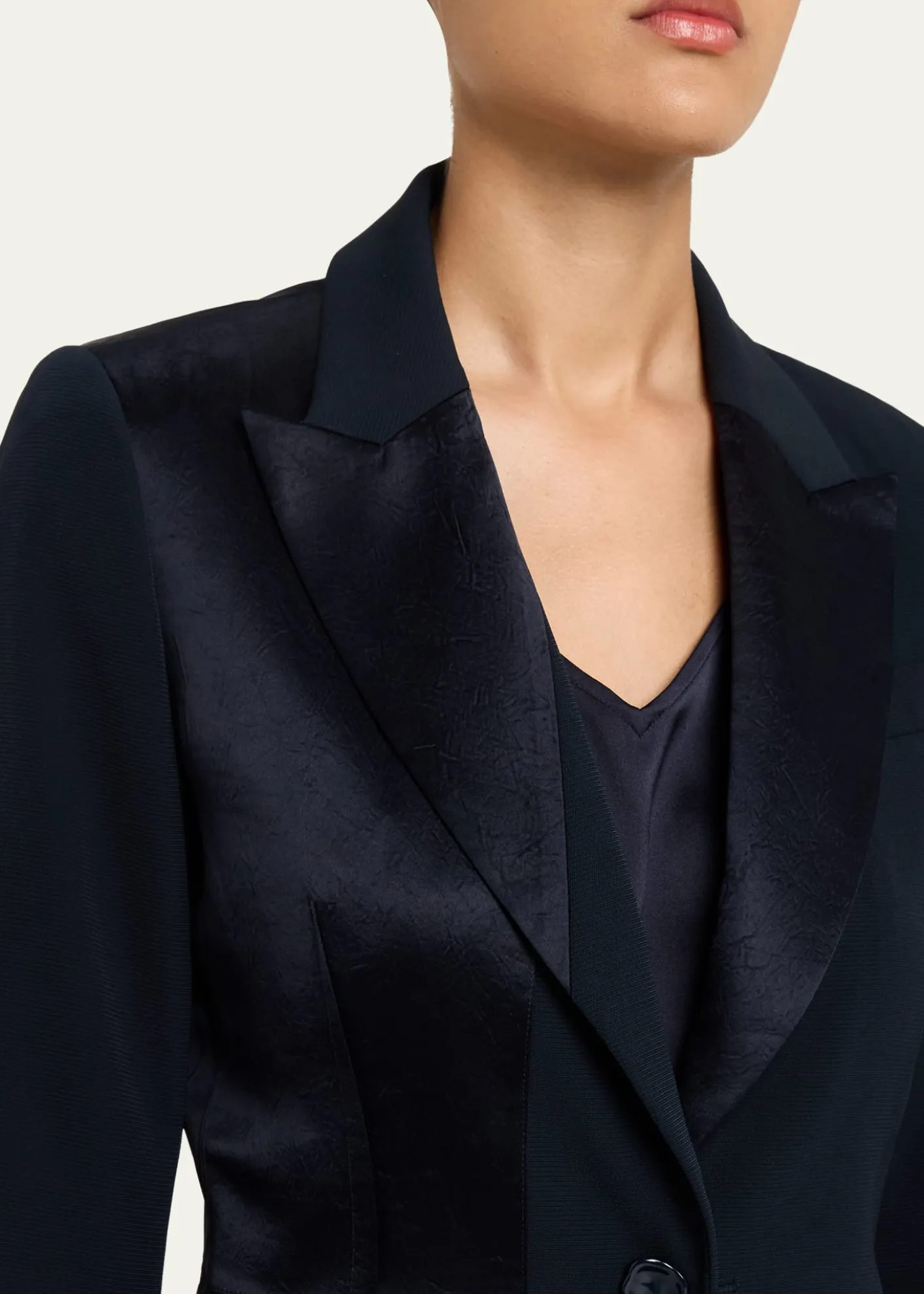 Jason Wu CollectionTailored Satin-Trim Blazer