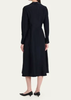 Jason Wu CollectionWashed Twill Layered Midi Shirtdress