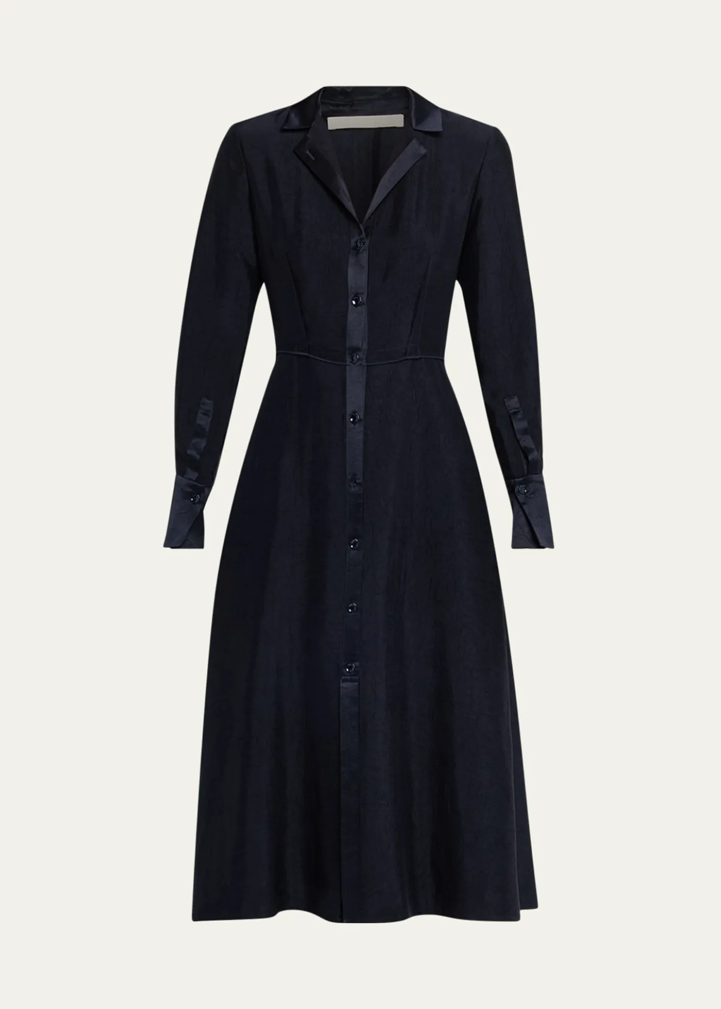 Jason Wu CollectionWashed Twill Layered Midi Shirtdress