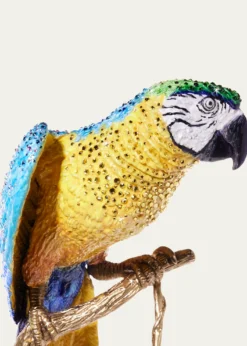 Jay StrongwaterHand-Painted Skyler Blue Macaw Figurine