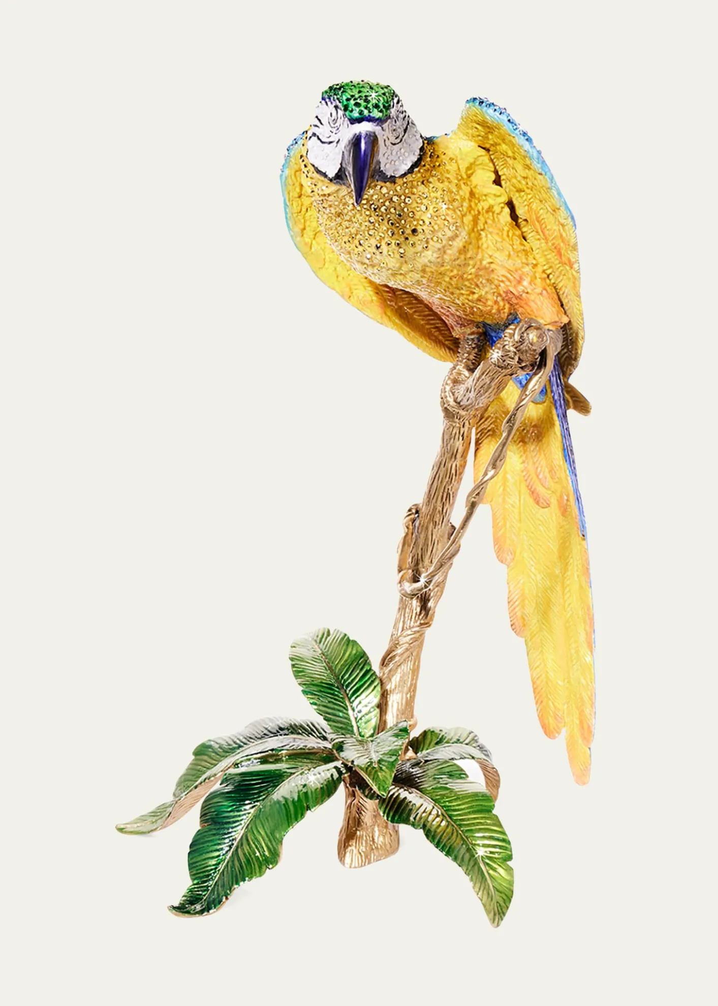 Jay StrongwaterHand-Painted Skyler Blue Macaw Figurine