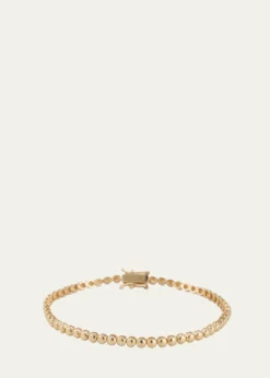 Jennifer Meyer18k Mini Bezel Tennis Bracelet