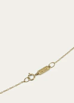 Jennifer Meyer18k Mini Hamsa Necklace with Diamond Accent