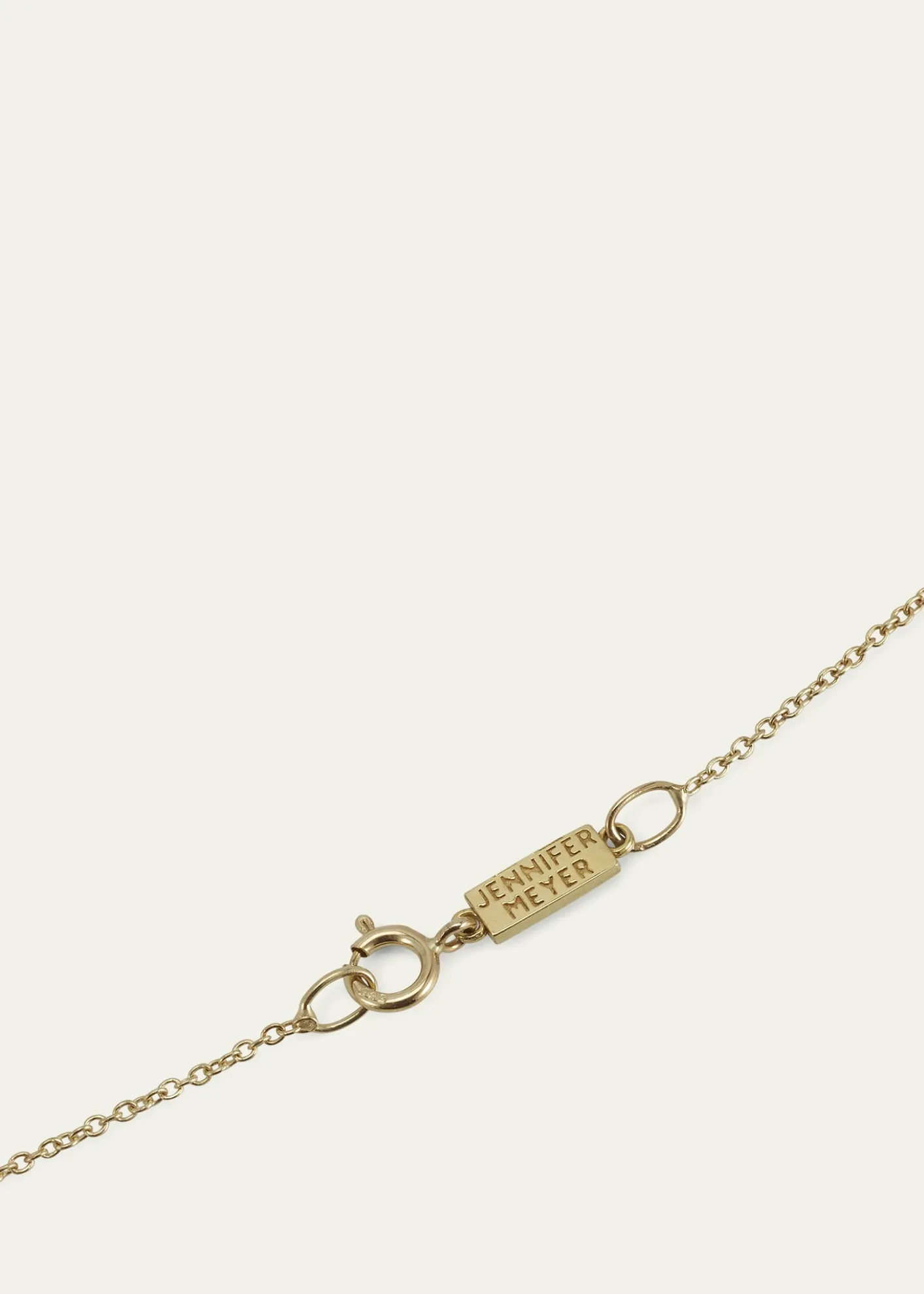 Jennifer Meyer18k Mini Hamsa Necklace with Diamond Accent