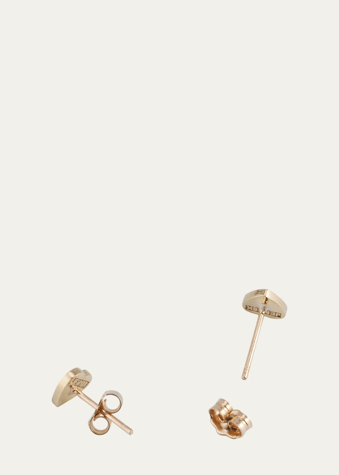 Jennifer Meyer18k Plain Heart Stud Earrings