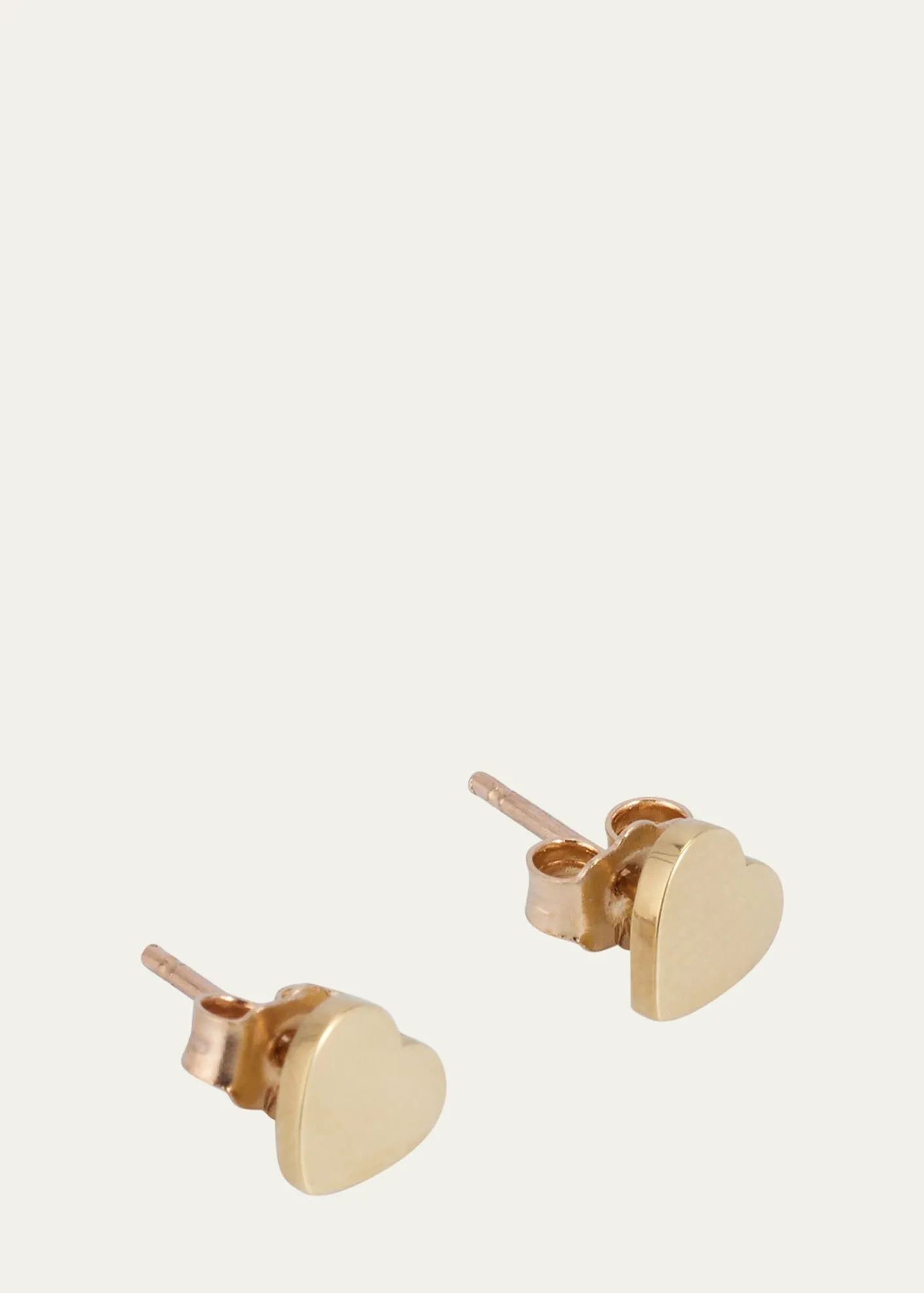 Jennifer Meyer18k Plain Heart Stud Earrings
