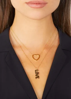Jennifer MeyerLarge Open Heart Necklace