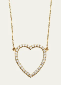 Jennifer MeyerLarge Open Heart Necklace
