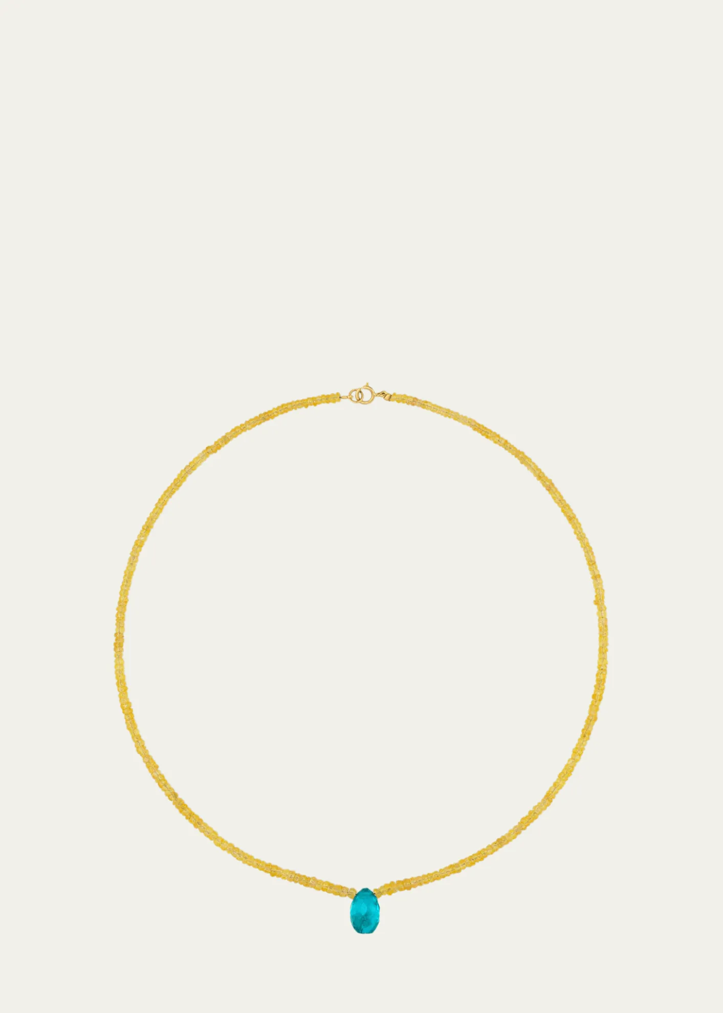 JIA JIAArizona 14K Yellow Sapphire and Apatite Necklace