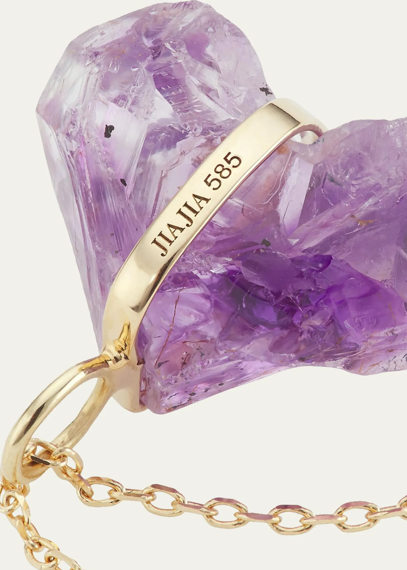 JIA JIA14K February Birthstone Pendant Necklace
