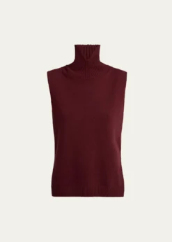 Jil SanderHigh-Neck Split Hem Gilet