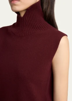 Jil SanderHigh-Neck Split Hem Gilet