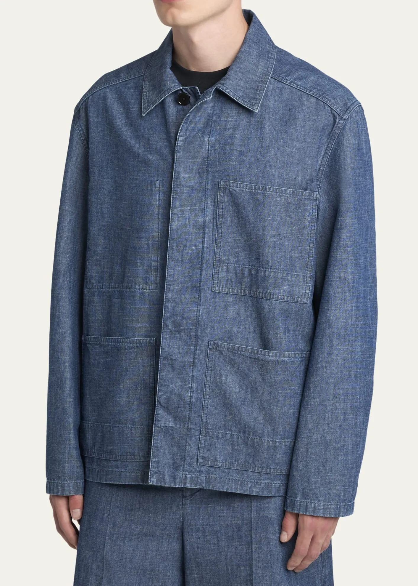 Jil SanderMen's Denim Chore Jacket