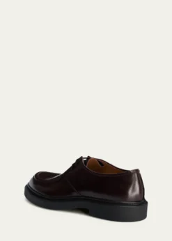 Jil SanderMen's Leather Moccasin Derby Shoes