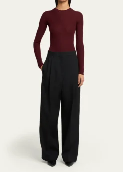 Jil SanderRibbed Wool Crewneck Sweater