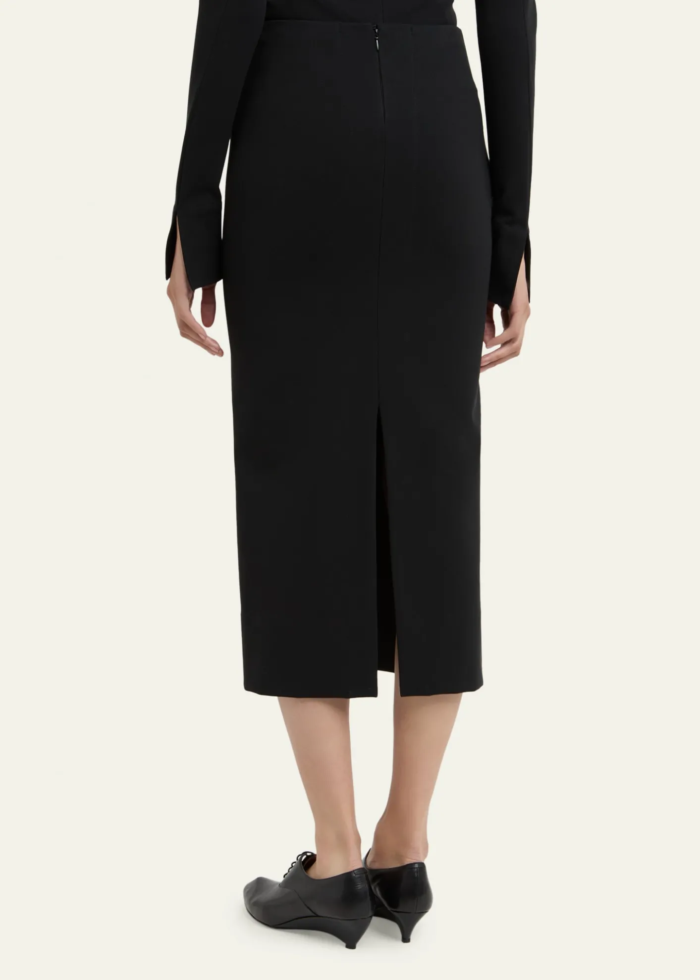 Jil SanderViscose Crepe Midi Skirt