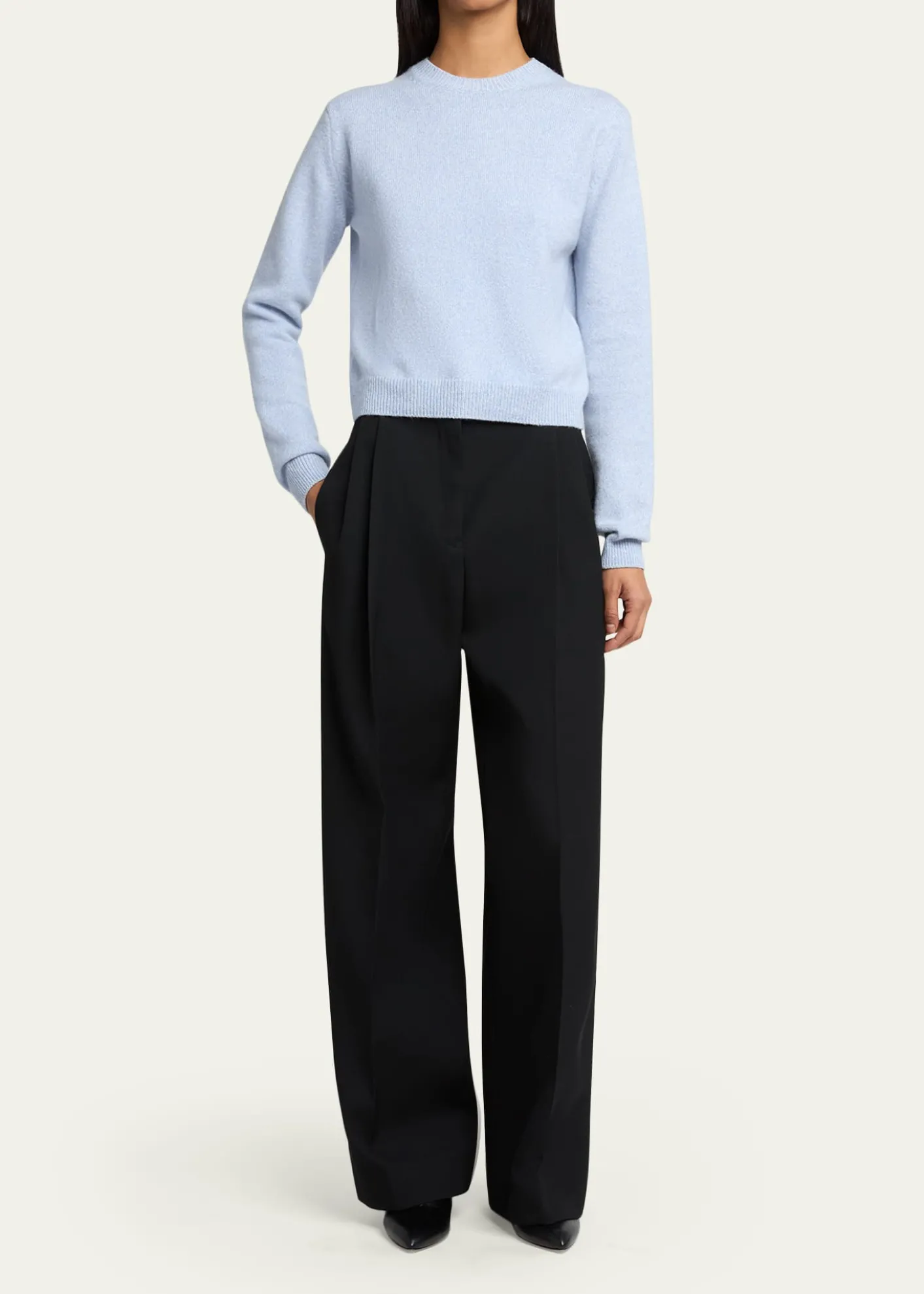 Jil SanderWool-Cashmere Crewneck Sweater