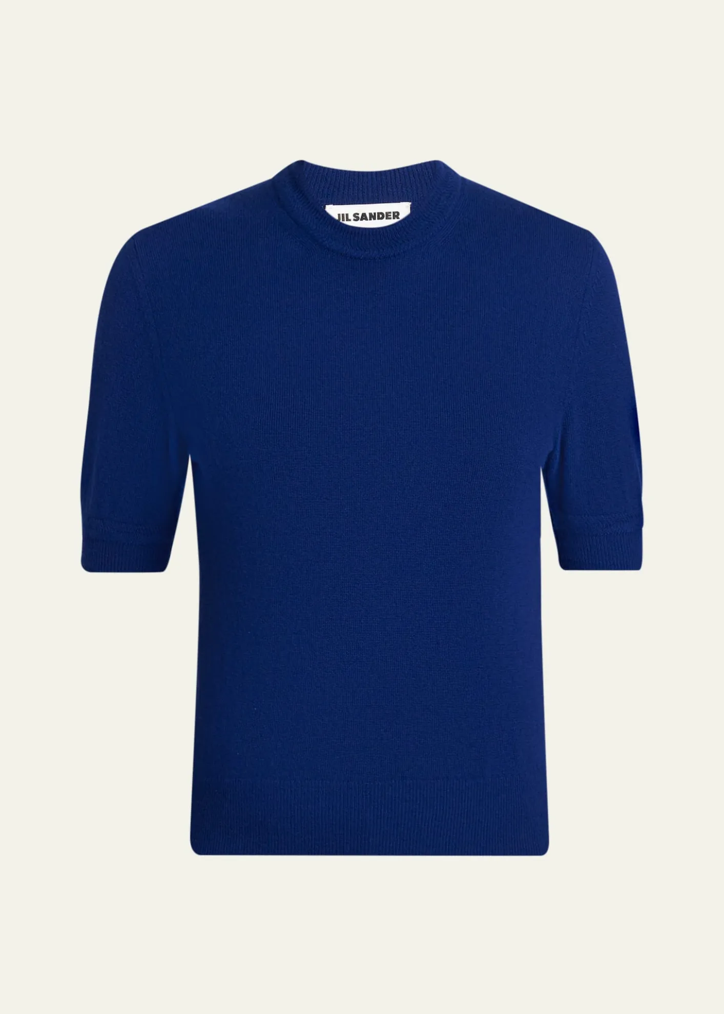 Jil SanderWool Knit Short-Sleeve T-Shirt