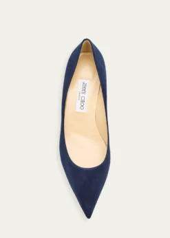 Jimmy ChooAmelia Suede Kitten-Heel Pumps