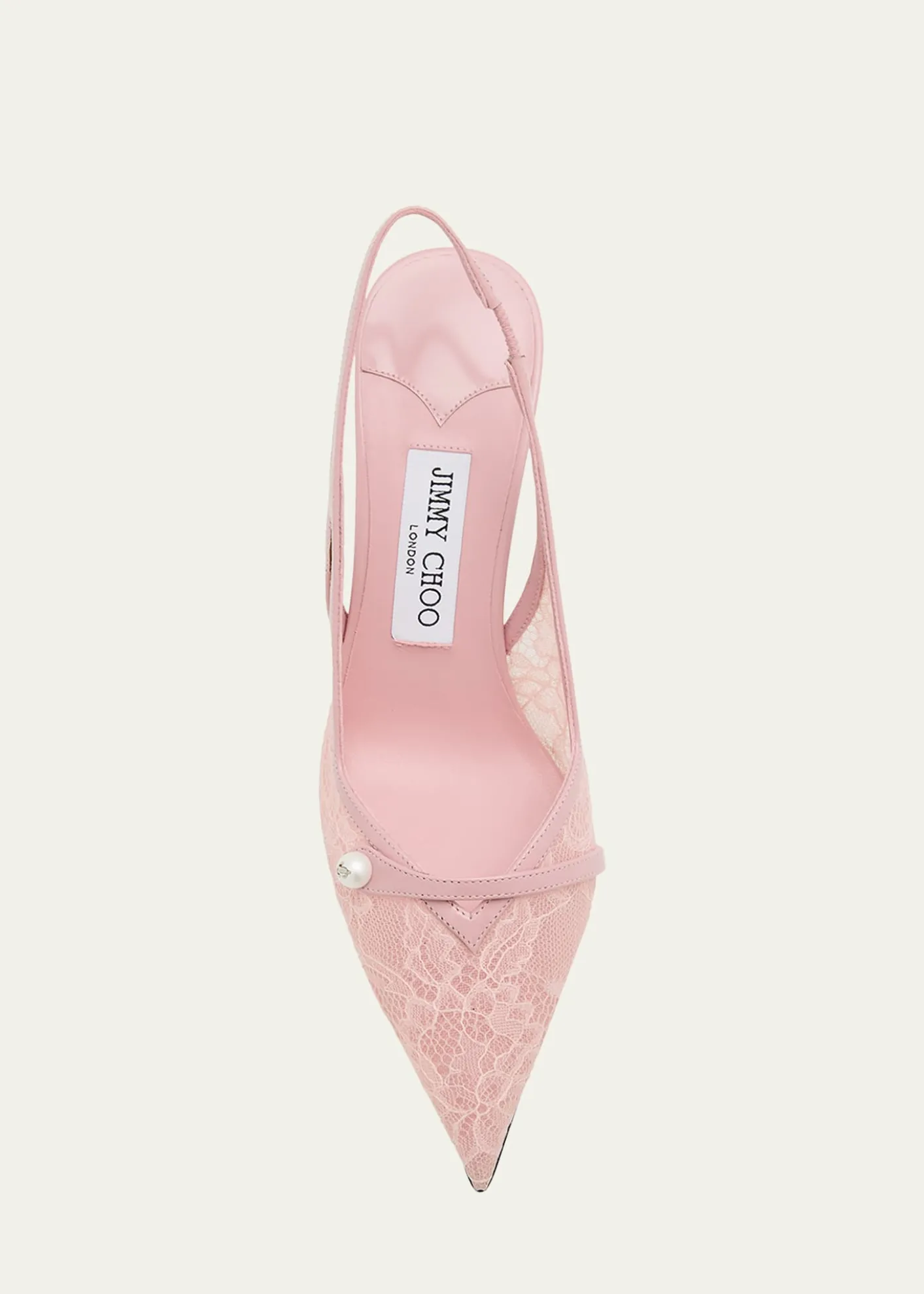 Jimmy ChooAmita 85 Lace Slingback Pumps