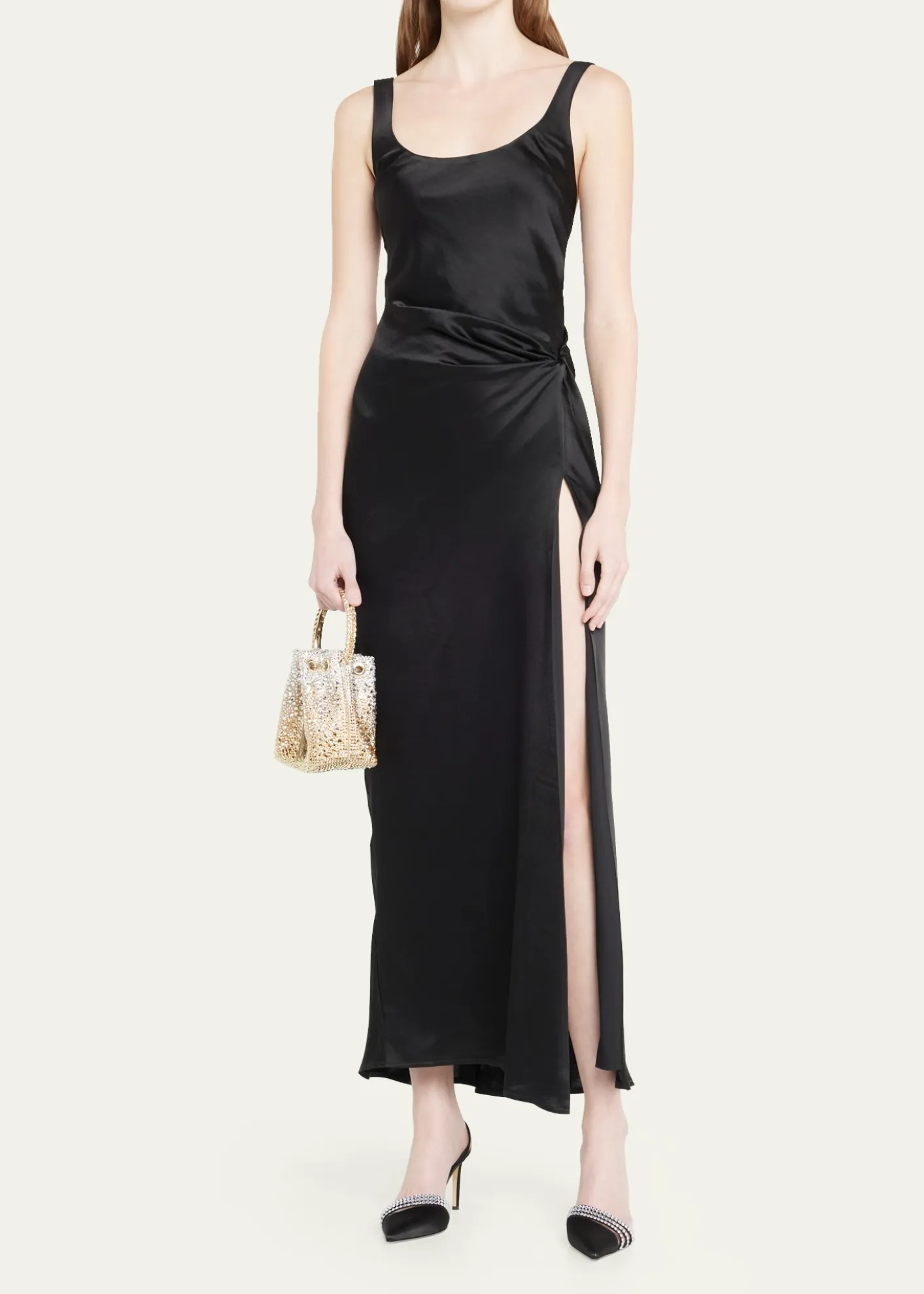 Jimmy ChooBon Bon Beaded Top-Handle Bag