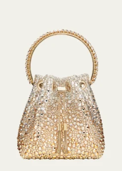 Jimmy ChooBon Bon Beaded Top-Handle Bag