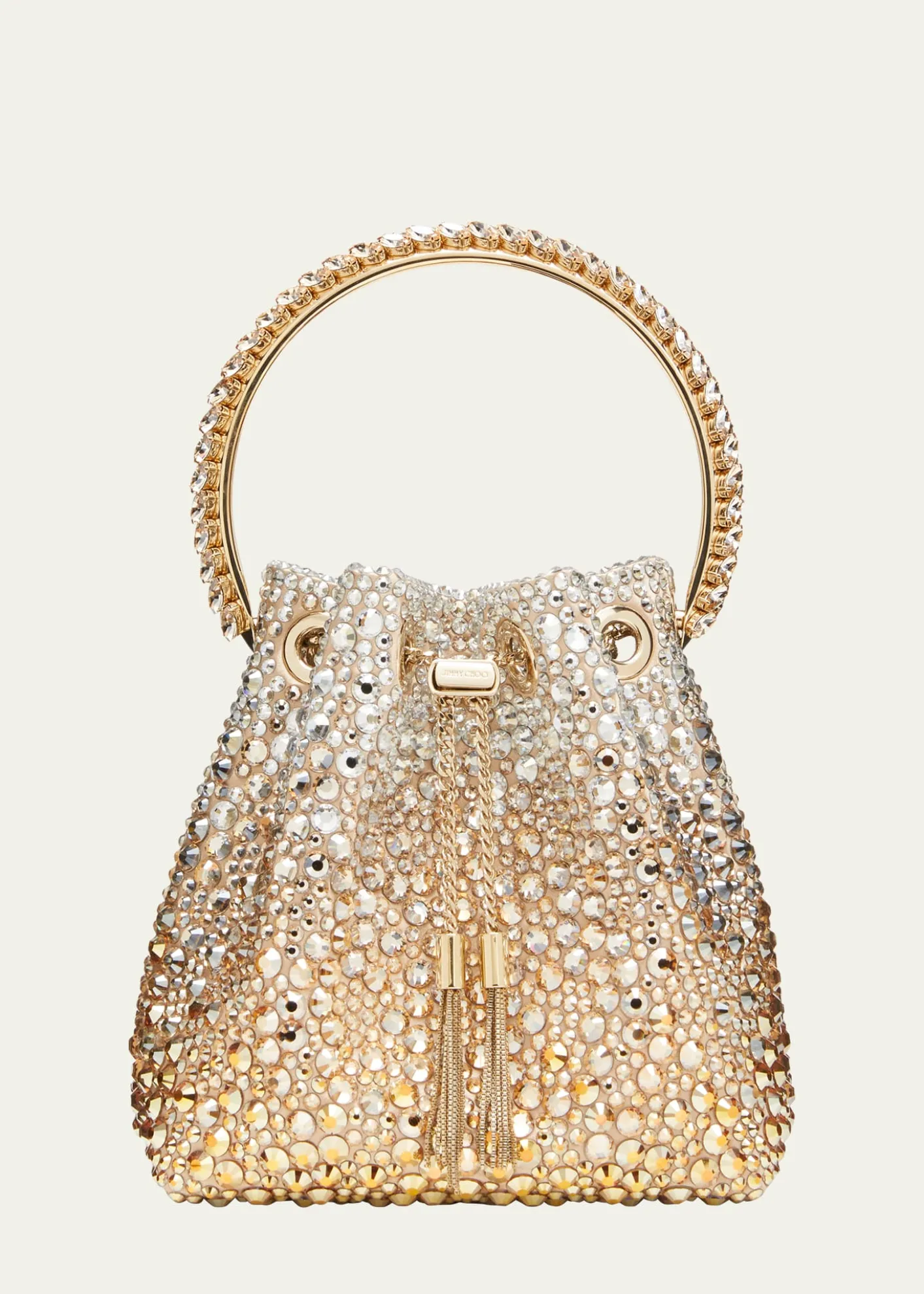 Jimmy ChooBon Bon Beaded Top-Handle Bag