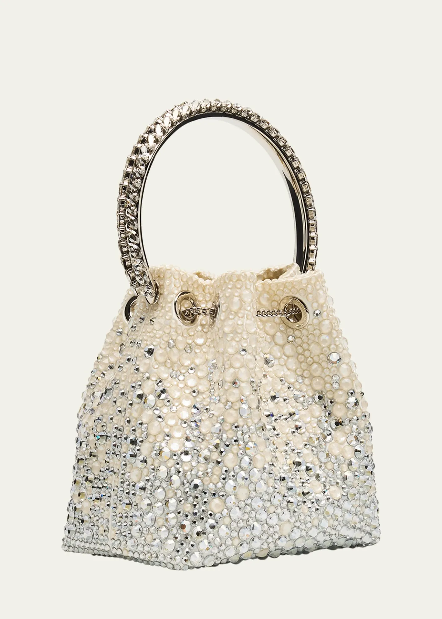 Jimmy ChooBon Bon Embellished Top-Handle Bag