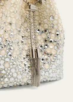 Jimmy ChooBon Bon Embellished Top-Handle Bag
