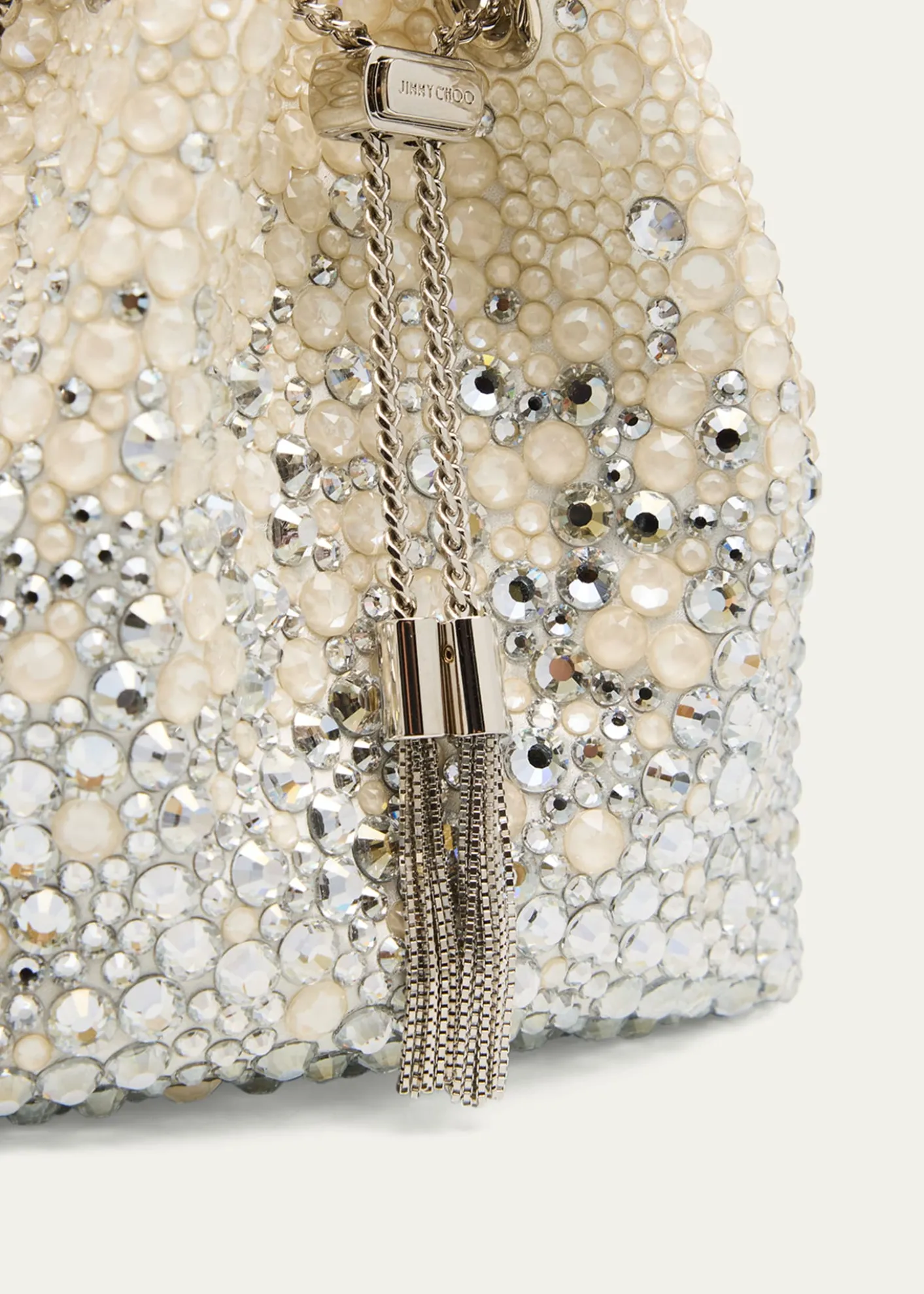 Jimmy ChooBon Bon Embellished Top-Handle Bag