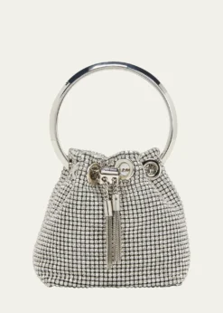 Jimmy ChooBon Bon Micro Crystal Bucket Bag