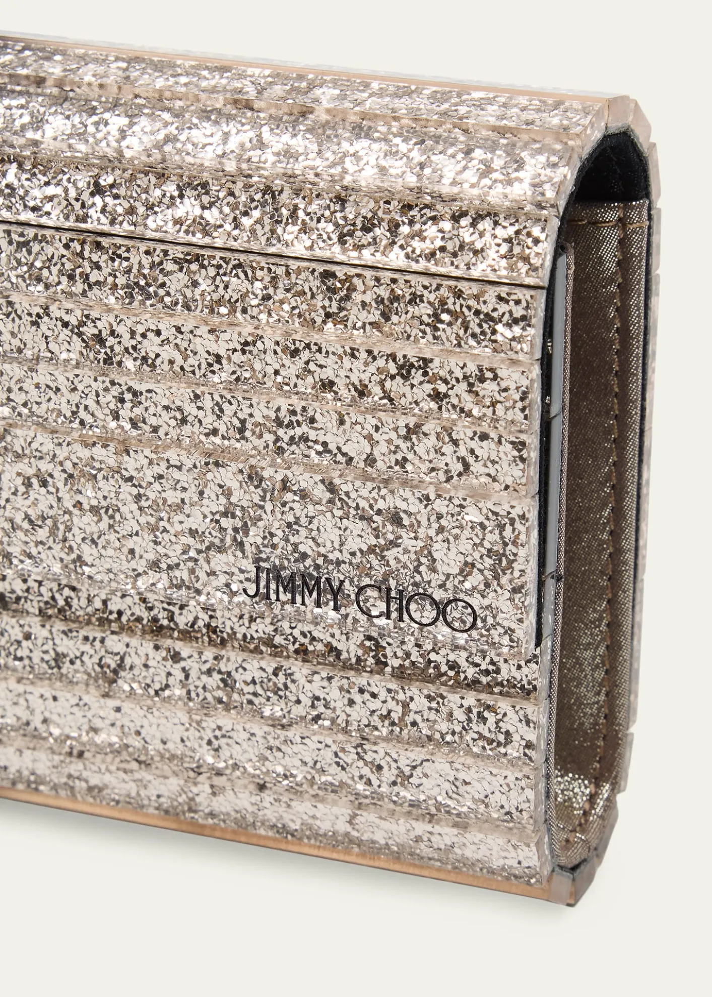 Jimmy ChooDegrade Glitter Acrylic Clutch Bag