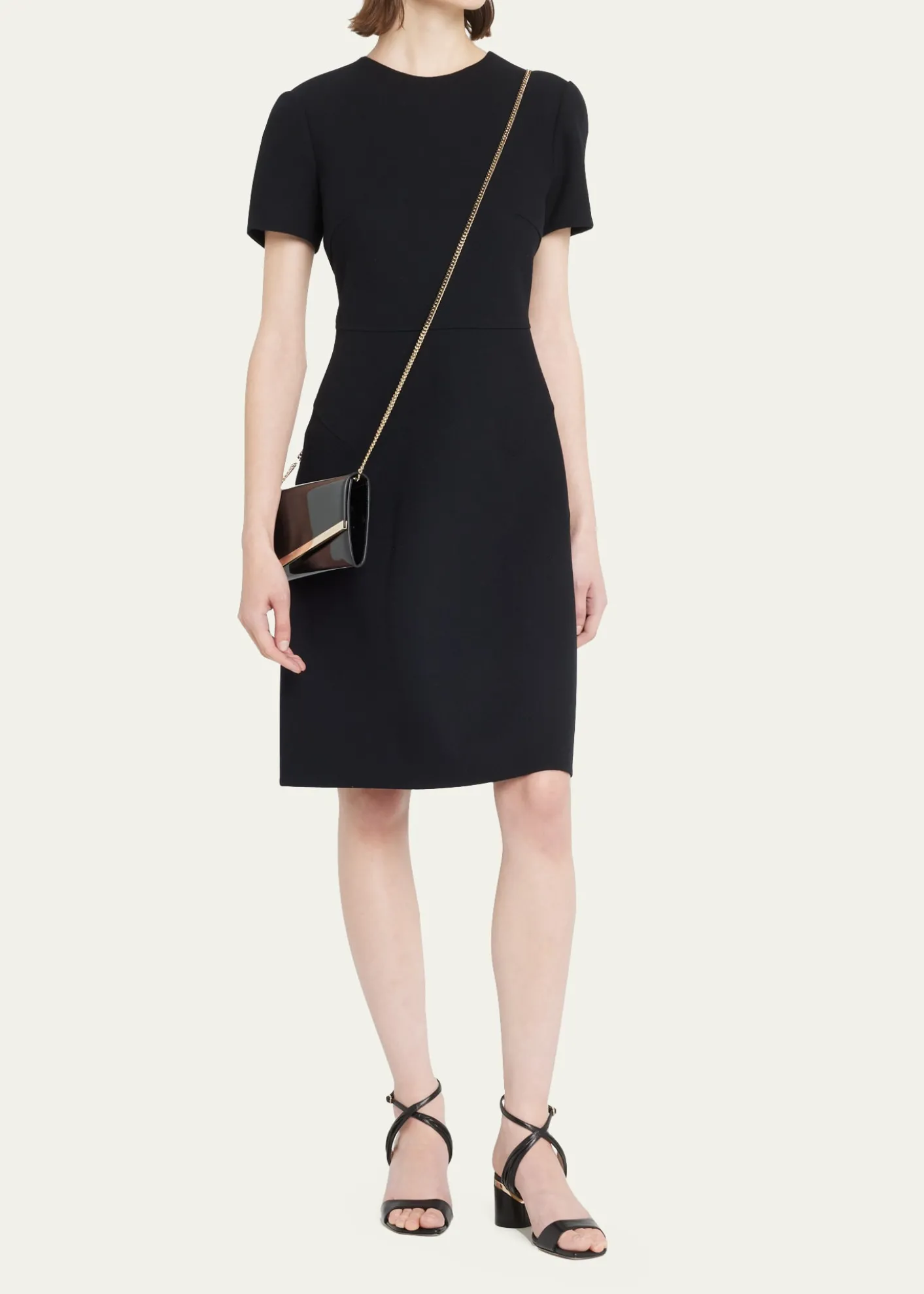 Jimmy ChooEmmie Flap Patent Leather Clutch Bag