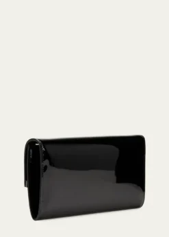 Jimmy ChooEmmie Flap Patent Leather Clutch Bag