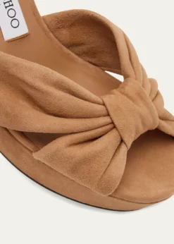 Jimmy ChooHeloise 80mm Suede Platform Sandals