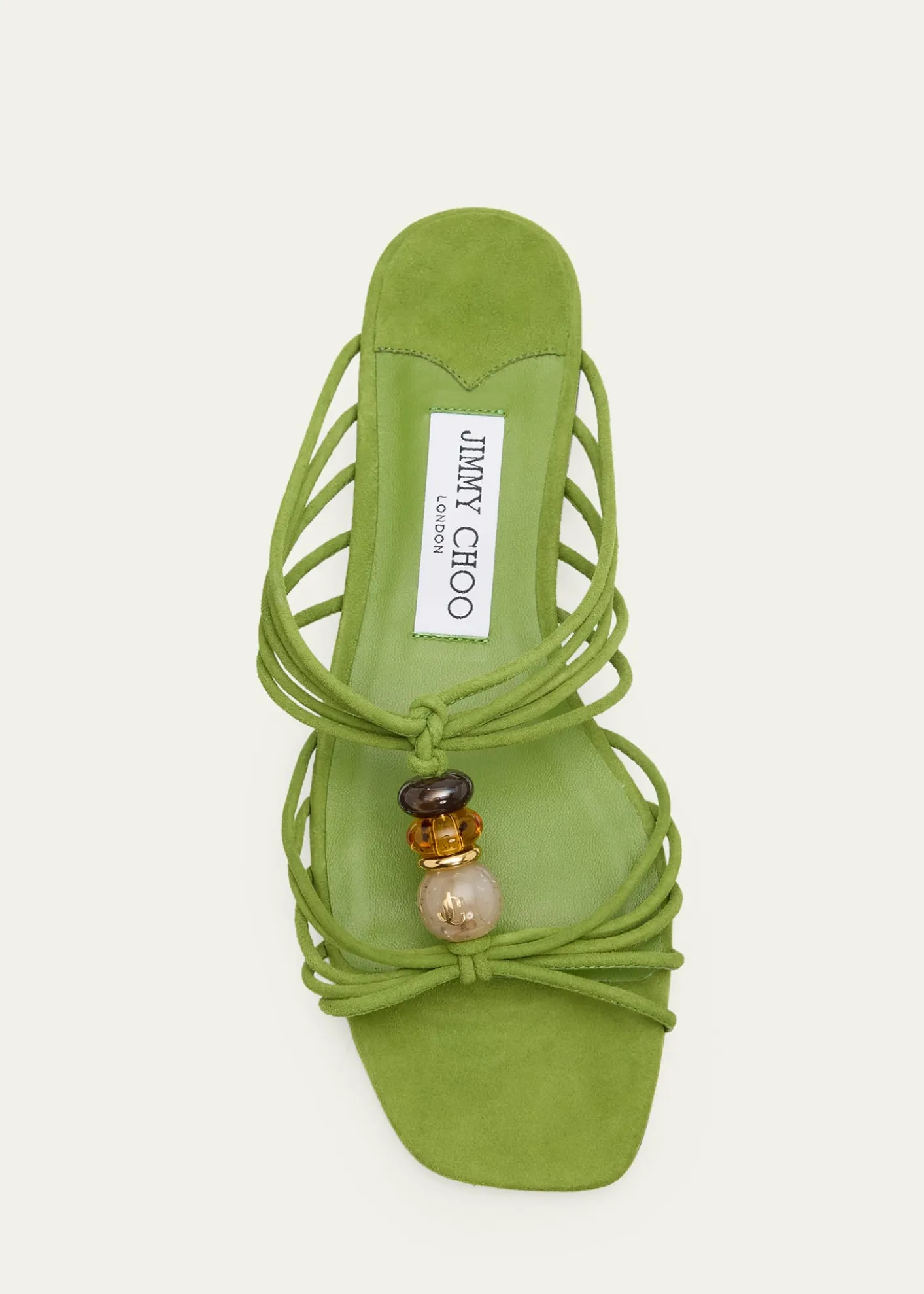 Jimmy ChooLova Suede Flat Slide Sandals