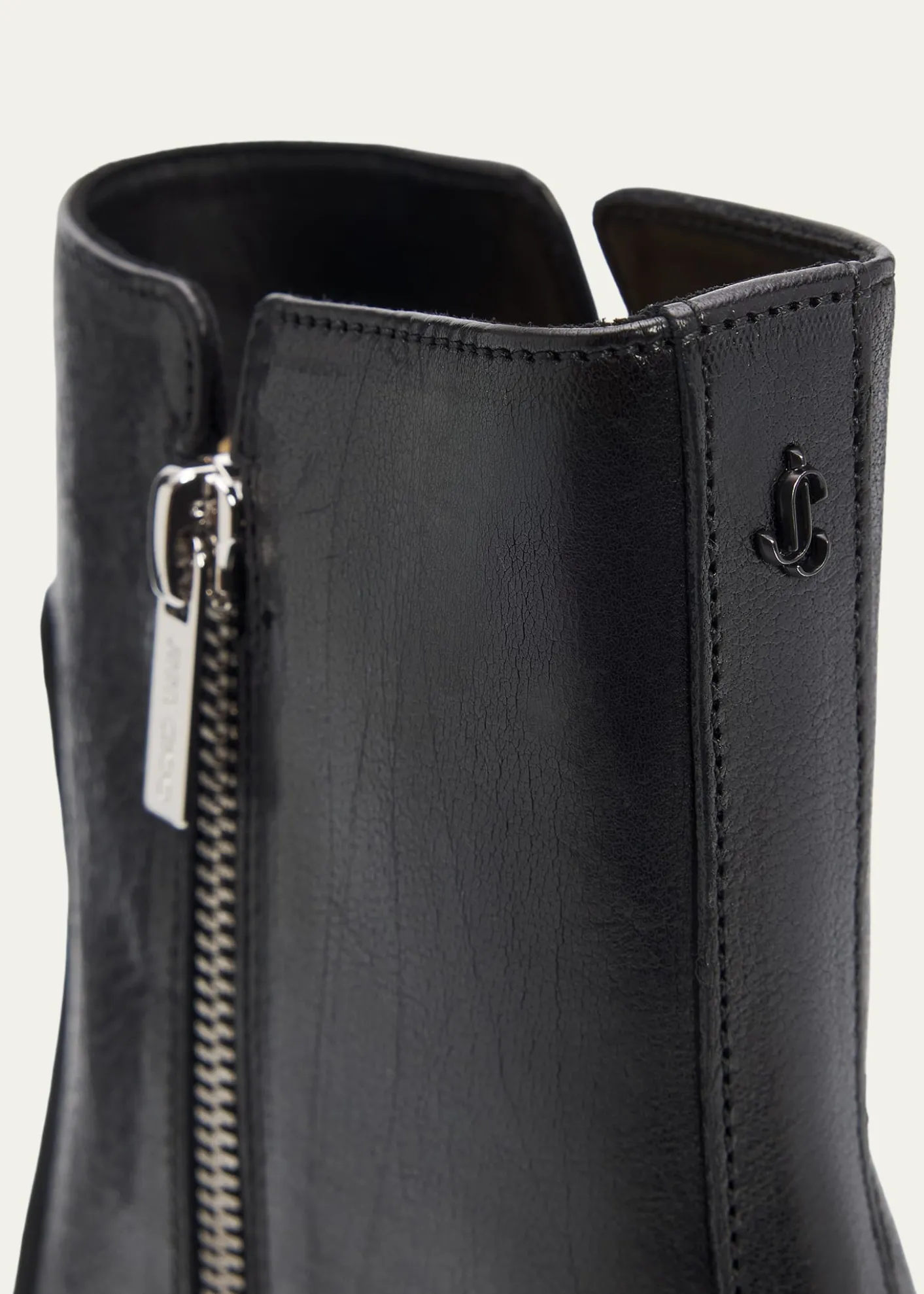 Jimmy Choo45mm Eliot Vintage Leather Ankle Boots