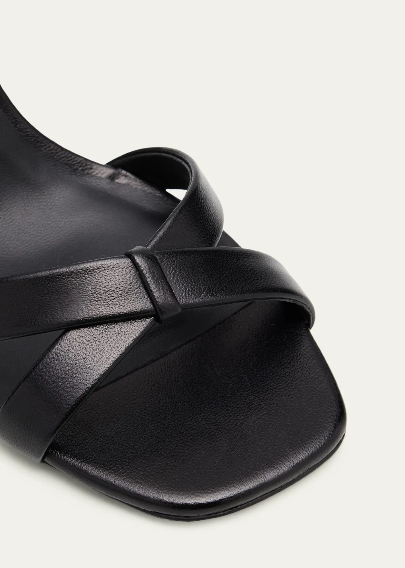 Jimmy Choo85mm Elsy Leather Block-Heel Sandals