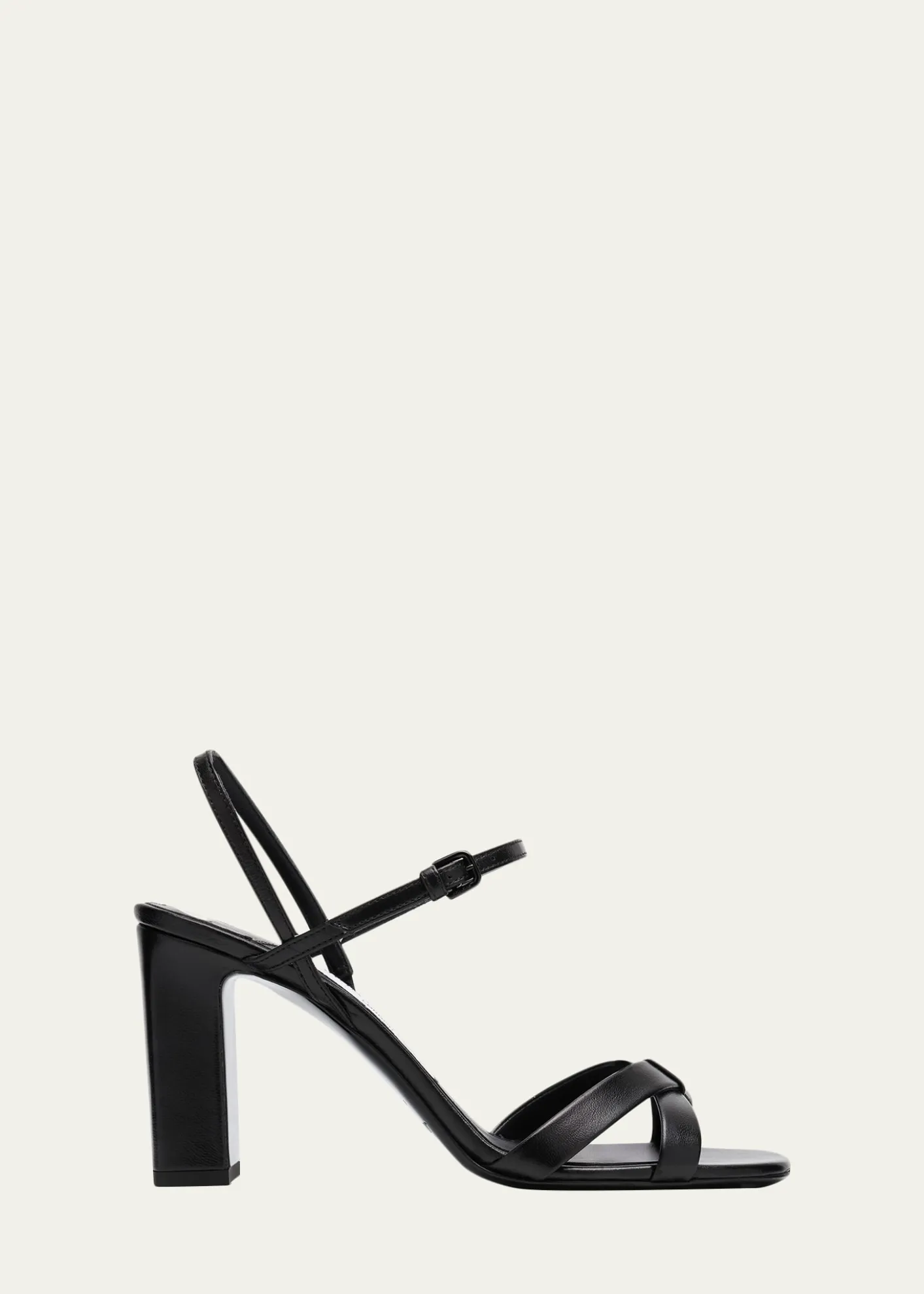 Jimmy Choo85mm Elsy Leather Block-Heel Sandals