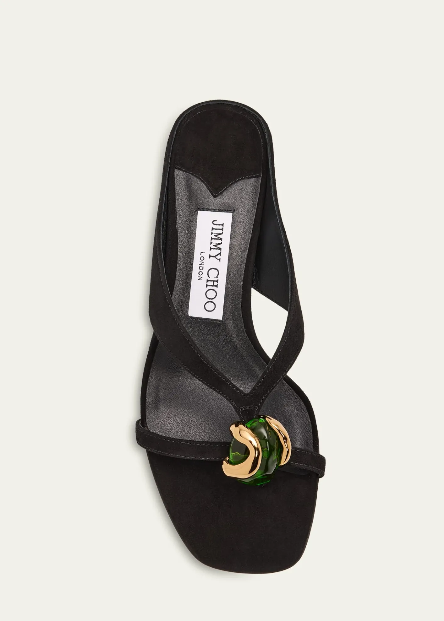Jimmy Choo35mm Emeri Stone Suede Sandals