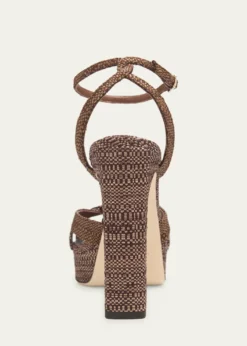 Jimmy Choo120mm Kove Raffia Platform Sandals
