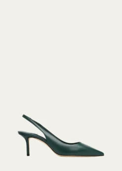 Jimmy Choo65mm Love Leather Slingback Pumps