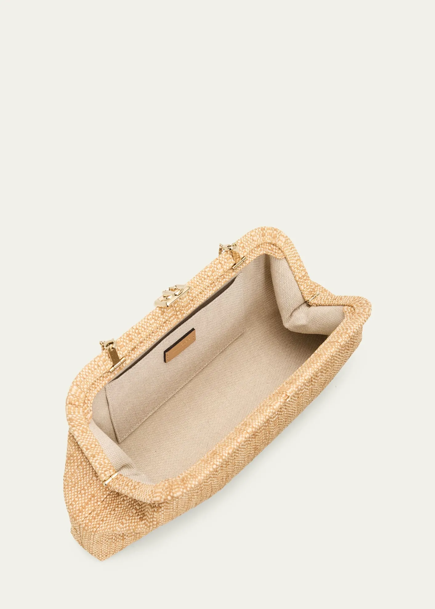 Jimmy ChooSkylar Woven Raffia Clutch Bag