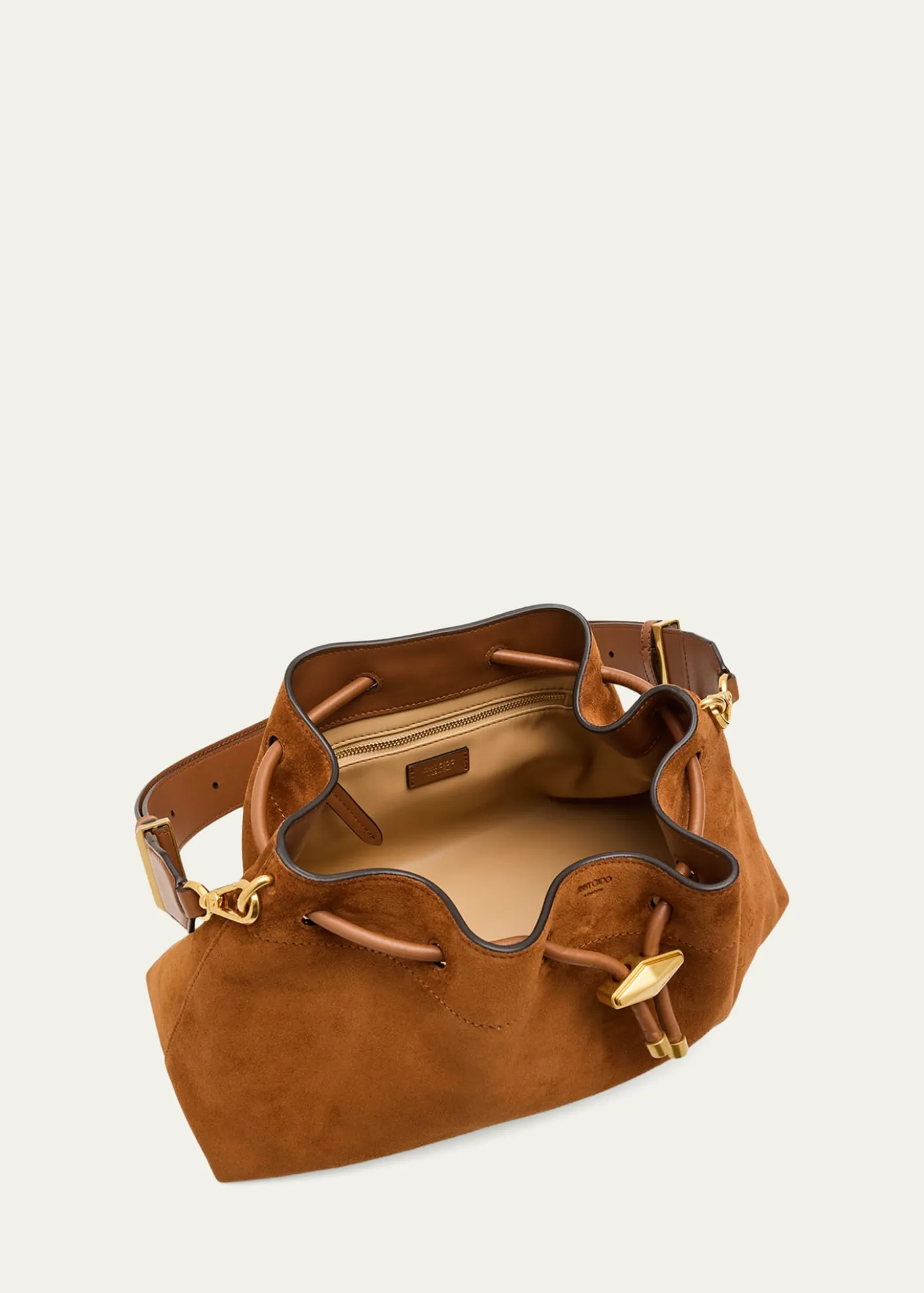 Jimmy ChooThe Cinch Suede Shoulder Bag