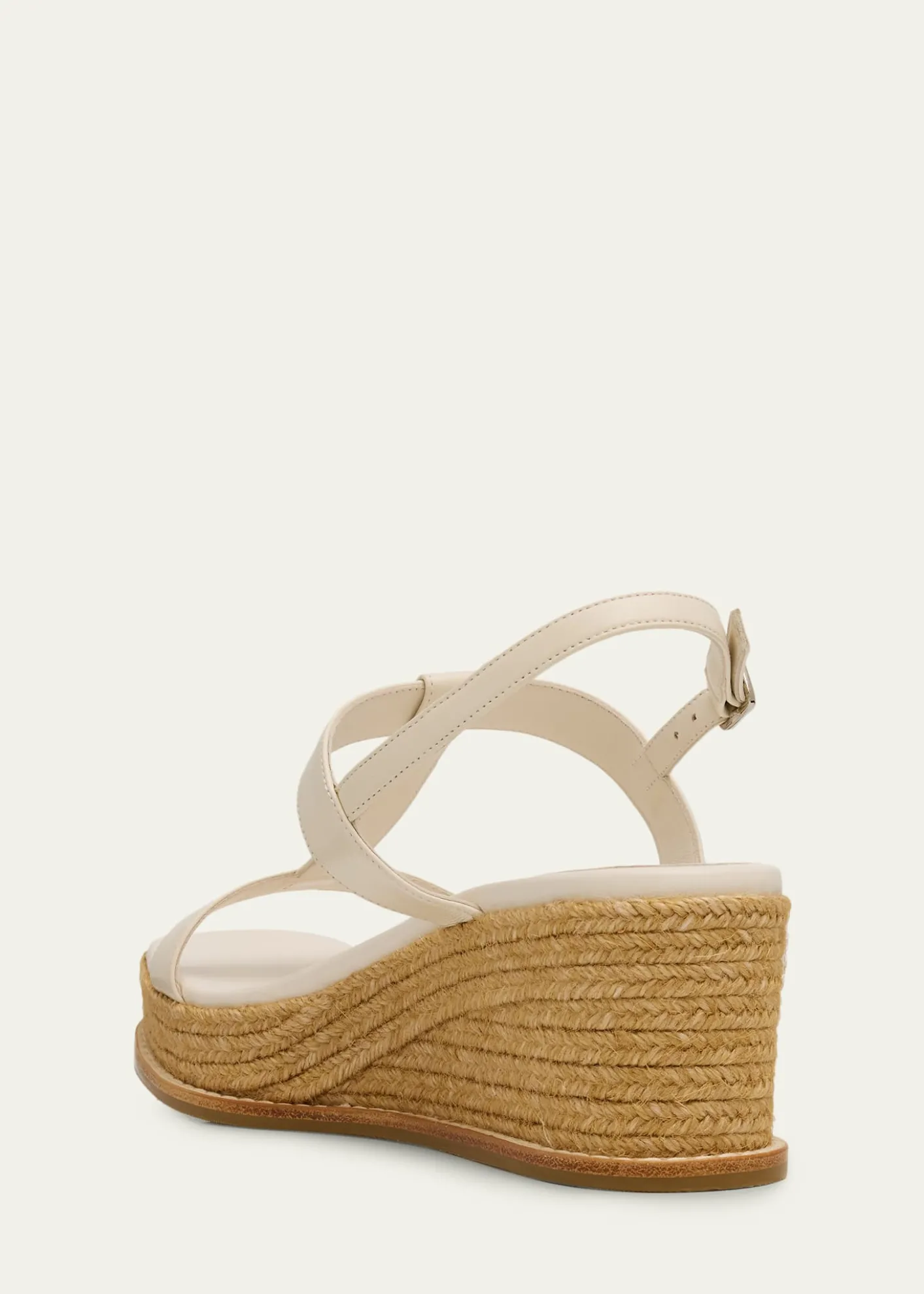 Jimmy ChooTheia 60 Leather Espadrille Wedge Sandals