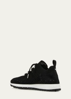 Jimmy ChooVeles Knit Pearly Lace-Up Sneakers