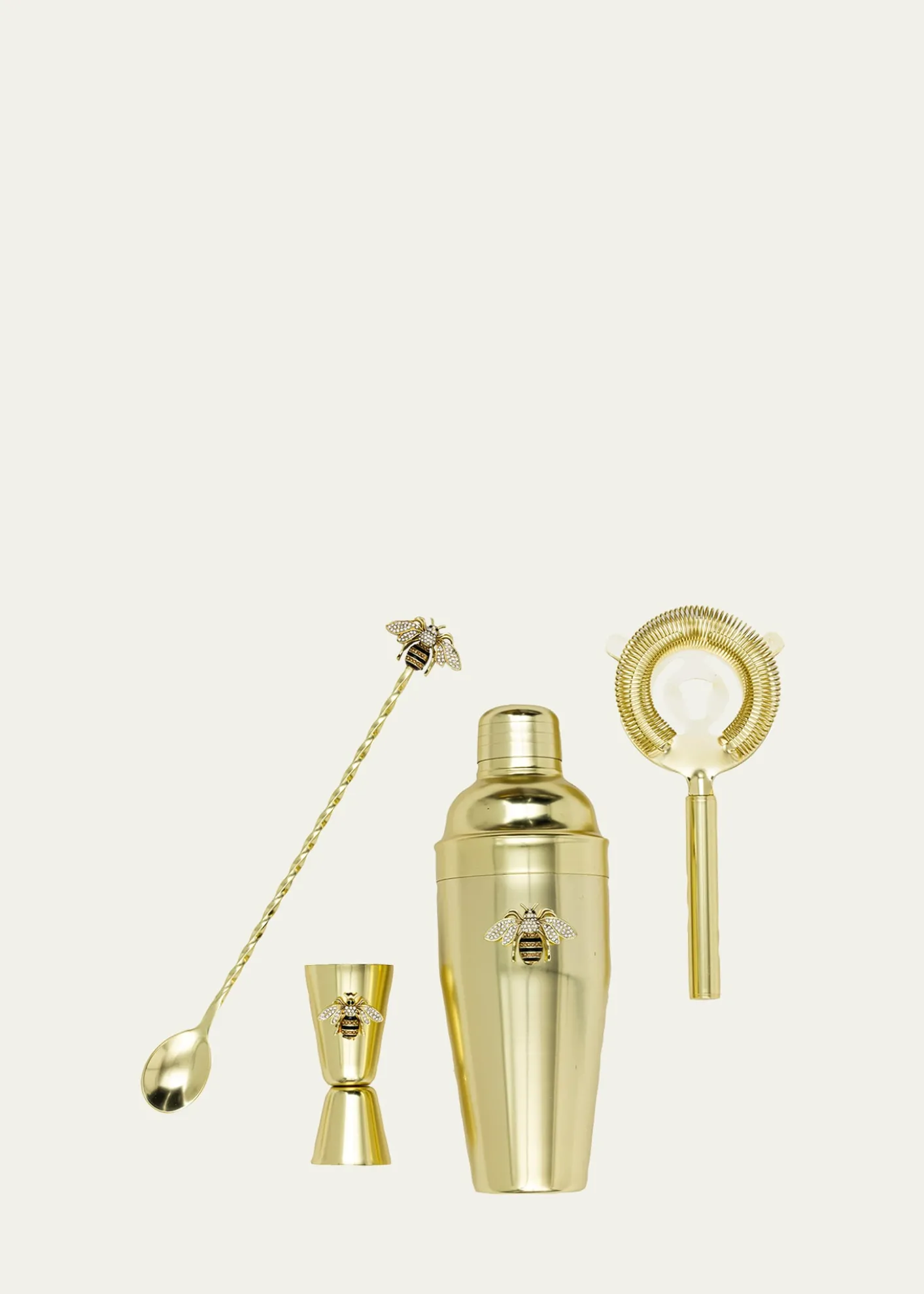 Joanna BuchananStripey Bee Cocktail 4-Piece Set